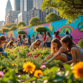 Integrating Art and Creativity into Community Gardening Projects