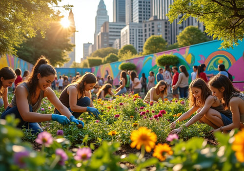 Integrating Art and Creativity into Community Gardening Projects