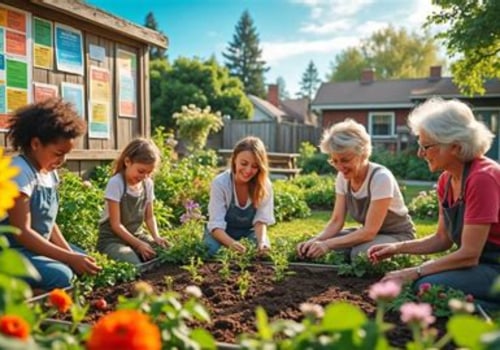 Harnessing Community Gardens to Foster Sustainable Living Practices